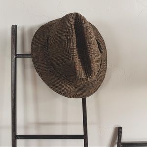 Vintage Plaid Fedora Hat